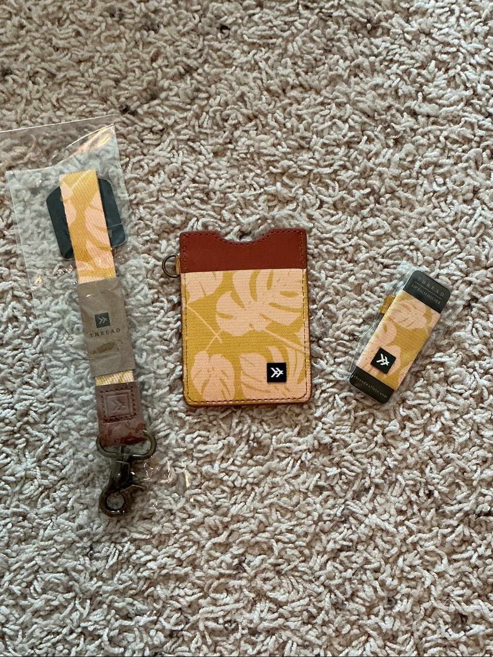 THREAD MONTY ULTRA SLIM WALLET, WRIST Lanyard & LIP BALM HOLDER